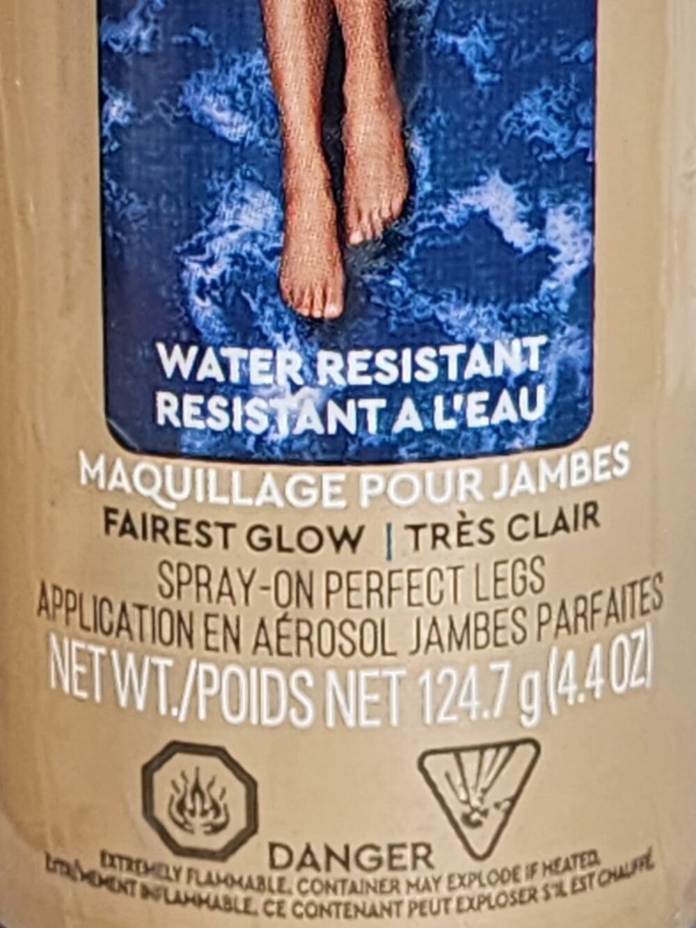 Sally Hansen Airbrush Legs Water Resistant 4.4oz Spray On Makeup Fairest Glow 2 - Picture 4 of 16